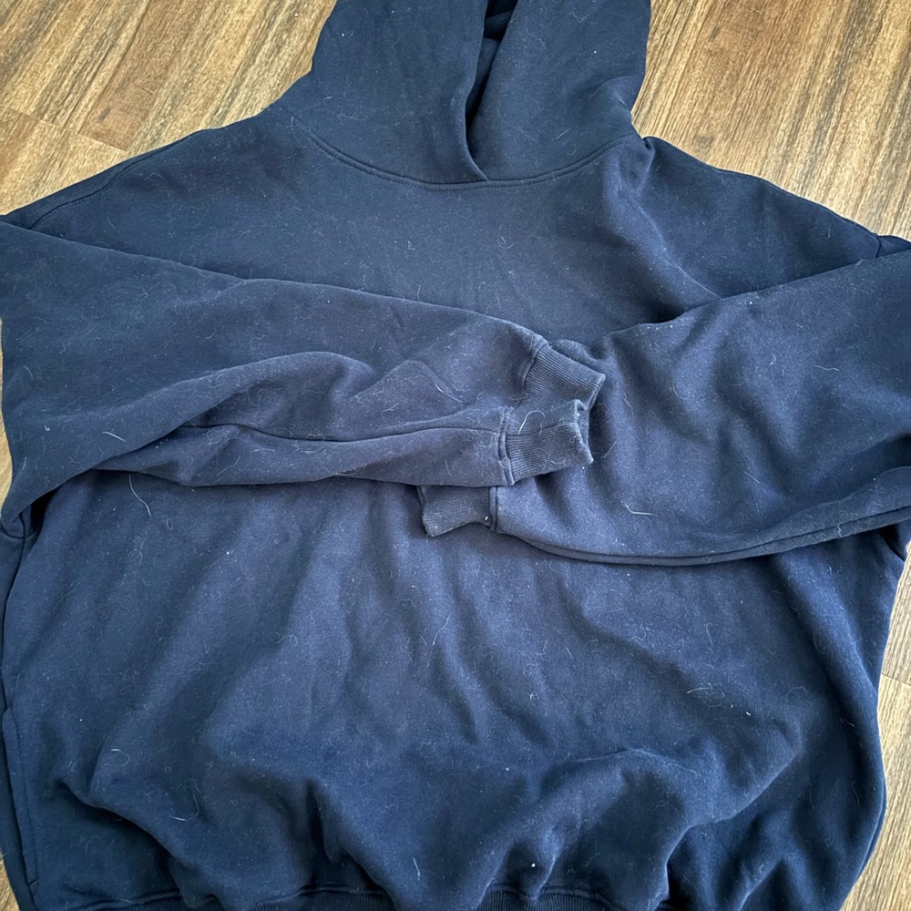 Garage Navy blue Hooded Pullover